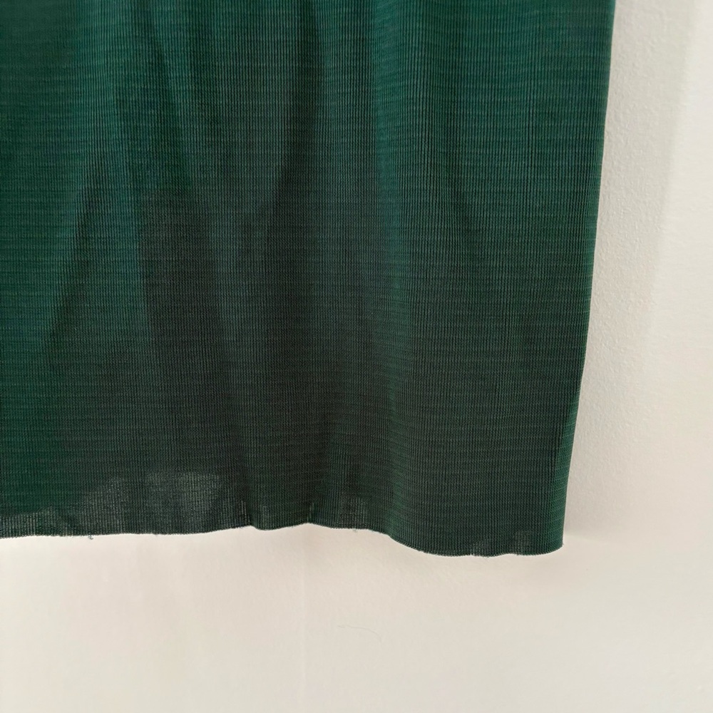 COS Deep Green Ribbed Tank Top - Picture 4 of 6